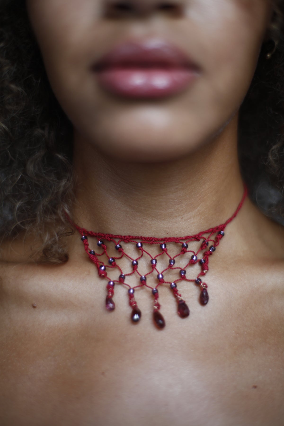 Rose Grape Choker